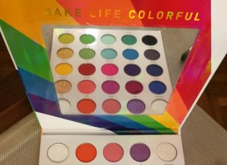 Morphe Rainbow paletta teszt – Hordható smink