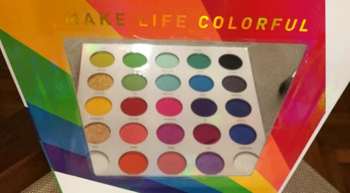 Morphe Rainbow paletta teszt – Hordható smink